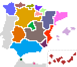 Mapa de comunidades autónomas